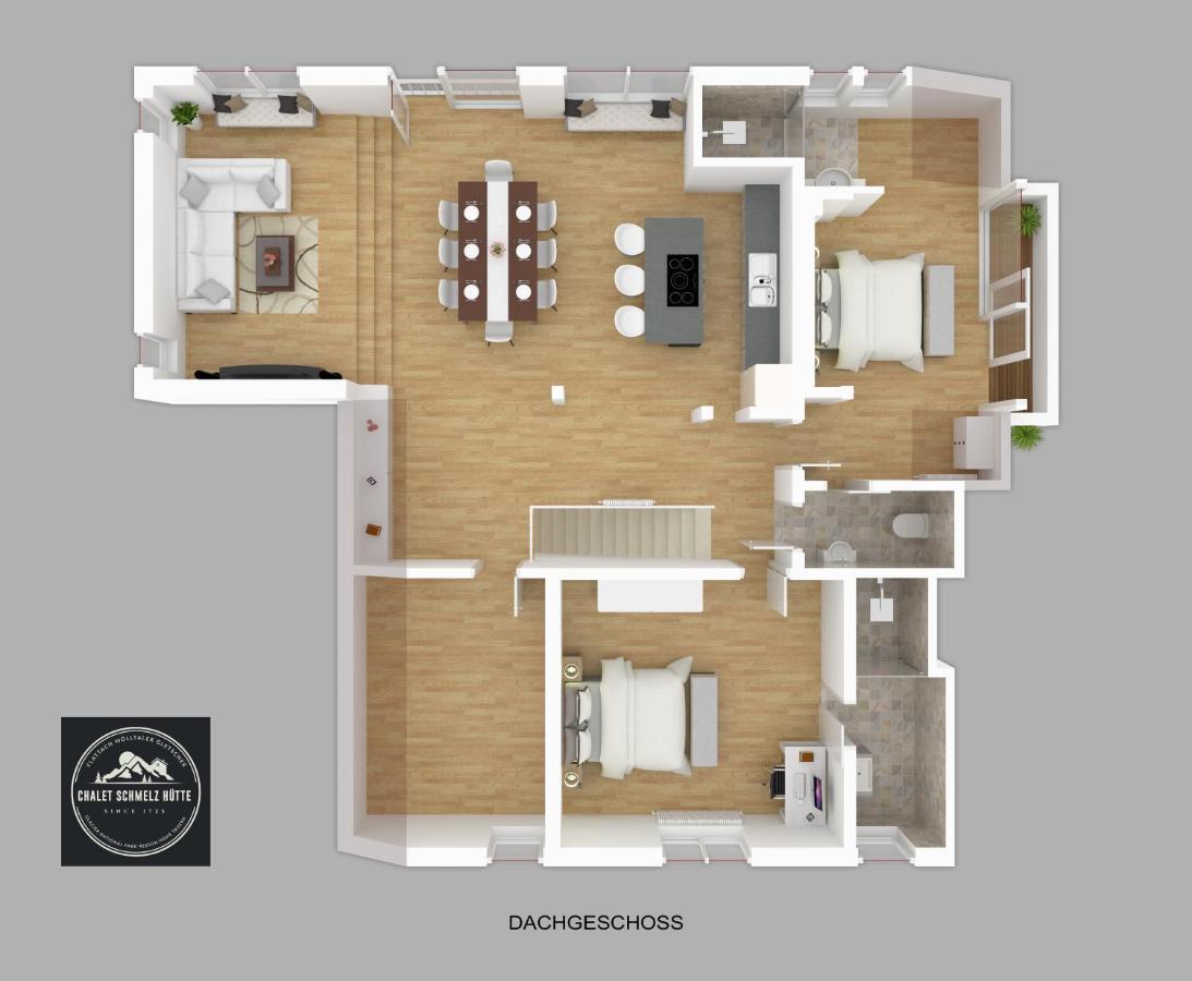 Chalet Schmelz Huette Mit Sauna Und Garten Flattach Esterno foto